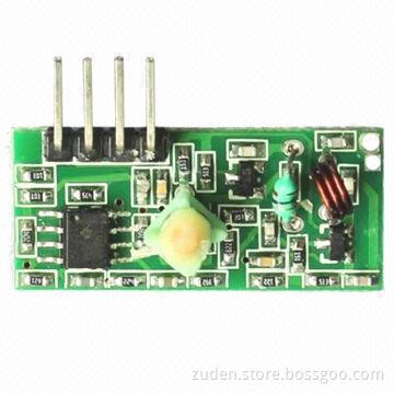 Wireless Receiver Module with Super Regenerative Circuit, 315/433MHz Frequency